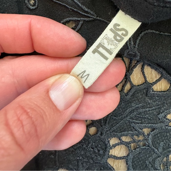 Spell & The Gypsy Isla Bonita Embroidered Romper Black - Picture 6 of 8